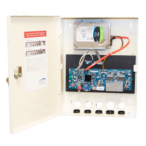 8 Ch Wall Mount 4K NRL with 8TB HD, Speco Technologies, Mfr#: N8WNRL8TB